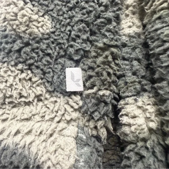 Koolaburra By Ugg Sherpa Camo Sage Pullover‎ 1/4 Zip Sweatshirt XS - Picture 10 of 13
